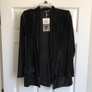 Milan Kiss velour black jacket